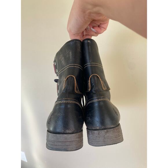 Fly London boots Biker Military stif size 43/12 US - Picture 7 of 7